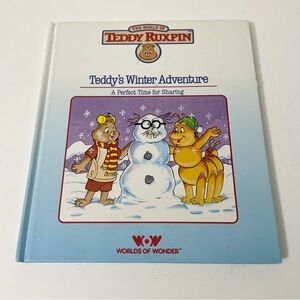 1985 Teddy Ruxpin Teddy’s Winter Adventure Book